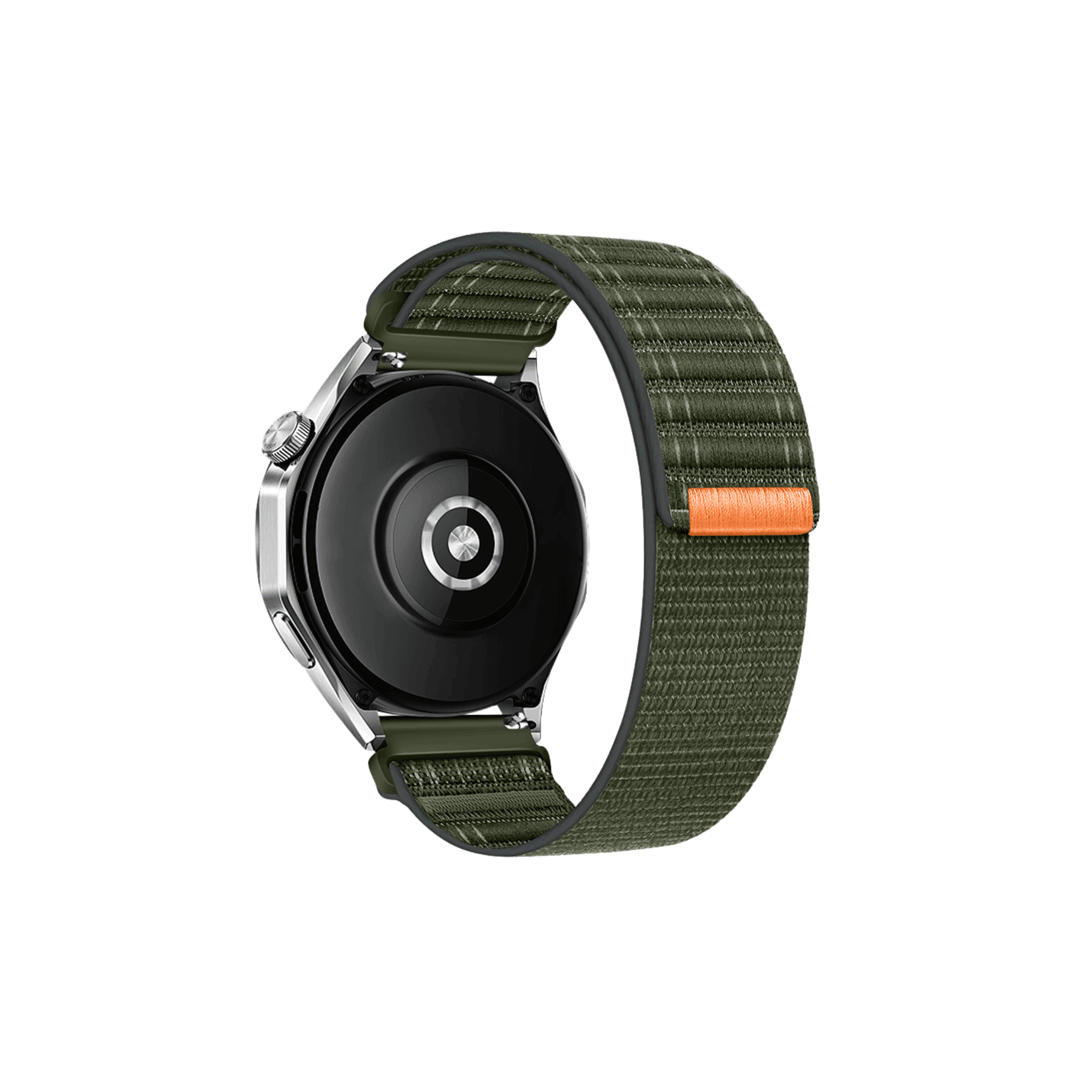 Militärgrünes Textilarmband für 20mm Smartwatches – atmungsaktiv, sportlich, langlebig